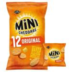 JACOB'S Mini Cheddars Original Baked Snacks Multipack 12x23g, 276g