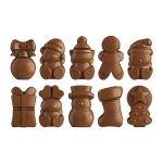 Nestle Kit Kat Christmas Friends 100 Assorted Milk Chocolate Christmas Figures Bulk Chocolate Box, 820 g