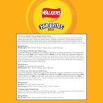 Walkers Favourites Mix Multipack Snacks Crisps 18 Pack