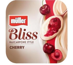Muller Bliss Mascarpone Style Yogurt Cherry 4 x 110g (440g)