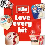 Muller Bliss Mascarpone Style Yogurt Cherry 4 x 110g (440g)
