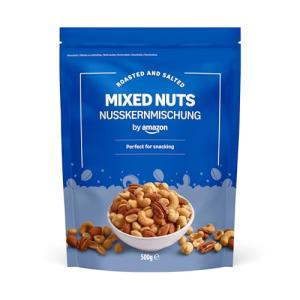 by Amazon - Roasted and Salted Mixed Nuts 500g 1 pack