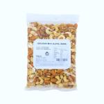 CR Snacking DELUXE MIXED NUTS UNSALTED (1kg) - Raw Cashews, Walnuts, Almonds, Peanuts Bulk Bag | Mixed Nuts Gift Selection | Raw Vegan Friendly Nut Snack 1kg | For Cooking, Baking