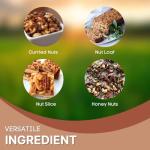 CR Snacking DELUXE MIXED NUTS UNSALTED (1kg) - Raw Cashews, Walnuts, Almonds, Peanuts Bulk Bag | Mixed Nuts Gift Selection | Raw Vegan Friendly Nut Snack 1kg | For Cooking, Baking