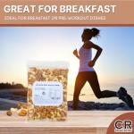 CR Snacking DELUXE MIXED NUTS UNSALTED (1kg) - Raw Cashews, Walnuts, Almonds, Peanuts Bulk Bag | Mixed Nuts Gift Selection | Raw Vegan Friendly Nut Snack 1kg | For Cooking, Baking