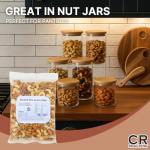 CR Snacking DELUXE MIXED NUTS UNSALTED (1kg) - Raw Cashews, Walnuts, Almonds, Peanuts Bulk Bag | Mixed Nuts Gift Selection | Raw Vegan Friendly Nut Snack 1kg | For Cooking, Baking