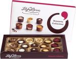 Lily O'Brien's Desserts Collection Gift Wrapped 210g - 16 Assorted Chocolates from 6 dessert inspired recipes - Present, Sharing Box, Celebration, Well done, Birthday, Christmas - Gift Wrapped