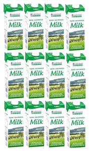 Lakeland Long-life Semi Skimmed UHT Milk, Calcium, High in Protein, 1L (Pack of 12, Total 12000ml)