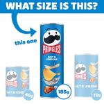 Pringles Salt & Vinegar Sharing Crisps 185g (Pack of 4)