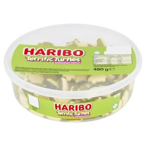 HARIBO Terrific Turtles – 150 Pieces of Fruity Gummy Sweets – 480g Tub
