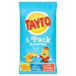 Tayto Assorted Flavour Potato Crisps, 6 x 25g