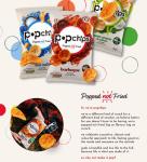 popchips - BARBEQUE Multipack Crisps 5 Pack Bag - Fully loaded with flavour, iconic ridged crisp, unmistakable crunch