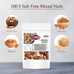 Rulop Mix Nuts 1kg: Raw & Unsalted Cashews, Almonds, Walnuts, Brazil Nuts - Nutritious Vegan, Keto, Vegetarian Snack Mix, Bulk Diet Treat & Wholesome Gift Choice