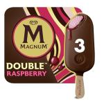 Magnum Double Raspberry Ice Cream Sticks 3 x 85 ml