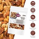 Rulop Mix Nuts 1kg: Raw & Unsalted Cashews, Almonds, Walnuts, Brazil Nuts - Nutritious Vegan, Keto, Vegetarian Snack Mix, Bulk Diet Treat & Wholesome Gift Choice