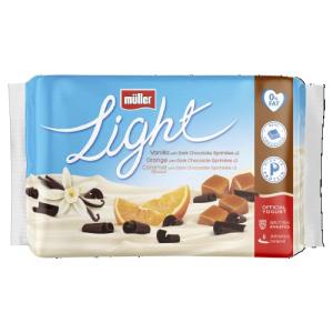 Muller Light Fat Free Yogurt with Chocolate Sprinkles 6 x 140g