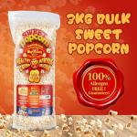 MacCorns - Sweet Popcorn - Bulk Pack - Freshly Popped Signature Popcorn - Serves up to 60 Guests - Ideal For Parties, Events & Large Gatherings - Allergen FREE !