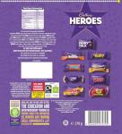 Cadbury Heroes Chocolate Pouch, Assorted Miniature Chocolates for Sharing, The Perfect Christmas Treat, 270 g (Pack of 1)