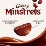 Galaxy Minstrels Milk Chocolate Bag, 195g, Ideal for Chocolate Gift, Snacks or Hamper