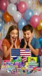 American Sweets Gift Box - Imported USA Candy Hamper - Includes 30 Assorted Treats, Mixed Flavours & Favourite Brands By Simway Sweets