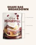 Galaxy Minstrels Milk Chocolate Bag, 195g, Ideal for Chocolate Gift, Snacks or Hamper