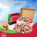 PREMIUM CONFUSED PIC 'N' MIX SWEETS 1kg CHRISTMAS PRESENTS BOX – Contains Fizzy, Fruity, Jelly and Gummy Candies | Retro Sweet Selection, Kids Sweet Box | Assorted Sweets Gift
