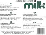 110x Semi-Skimmed UHT Milk 10ml Individually Wrapped Sticks Portions Sachets Lakeland