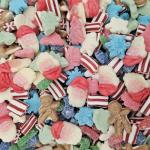 Sweets and Candy® Festive Mix 1Kg - Bulk Christmas Sweets - Christmas Pick and Mix Candies - Xmas Themed Treats - Bulk 1 Kilo Bag - A Great Sweet Gift Idea or Festive Baking Decorations