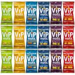 New York Delhi ViPnuts, Selection Box (18 x 63g) 6 to 7 Flavours, Hot chilli, Lemon, BBQ, Honey & Mustard, Cheese & Onion, Classic, Dry Roasted Flavoured Peanut, High Protein. 18 assorted Packs