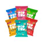 POPYUM Popcorn Variety Box 18-Pack of 23g Bags | Vegan, Gluten-Free Multipack Snacks | Dairy-Free, Low-Calorie Snack Pack | Kosher & Halal Movie Night Popcorn Box