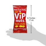 New York Delhi ViPnuts, Selection Box (18 x 63g) 6 to 7 Flavours, Hot chilli, Lemon, BBQ, Honey & Mustard, Cheese & Onion, Classic, Dry Roasted Flavoured Peanut, High Protein. 18 assorted Packs