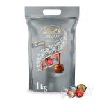 Lindt Lindor Silver Assorted Chocolate Truffles – 1kg Bag (Approx. 80 Balls) – Smooth Filling – Christmas, Gift, Birthday, Congratulations, Sharing Treat