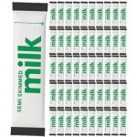 Milk Sachet Bundle – 50 x UHT Semi Skimmed Milk Sticks – Long Life Individual Portions for Coffee, Tea, Travel, Hotel, Office – WoodzyCo Exclusive
