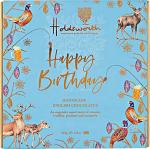 Holdsworth Chocolates Occasions Collection - Happy Birthday Blue Gift Box Of Handmade Truffles And Assorted Milk, White And Dark Chocolates – Perfect for gifting - 110g