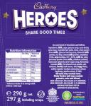 Cadbury Heroes Chocolate Carton, Assorted Miniature Chocolate, Perfect fot Gifting or Sharing, 290 g (Pack of 1)