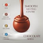 Lindt Lindor Silver Assorted Chocolate Truffles – 1kg Bag (Approx. 80 Balls) – Smooth Filling – Christmas, Gift, Birthday, Congratulations, Sharing Treat