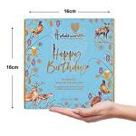 Holdsworth Chocolates Occasions Collection - Happy Birthday Blue Gift Box Of Handmade Truffles And Assorted Milk, White And Dark Chocolates – Perfect for gifting - 110g
