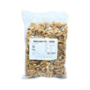 WHOLE RAW WALNUTS UNSALTED 1KG - For Plant Based Diets, Healthy Snacks, Healthy Baking | Walnuts Whole, Pieces, Kernels Protein Snack | Plant Based Nutrition Whole Food Gluten Free Snack