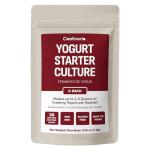 Coolinario Yoghurt Starter Culture (5-Pack, 1g Sachets) Live Cultures for Homemade Yogurt | Creamy, Thick & Delicious | Regular or Greek Yogurt | Non-GMO, No Preservatives, Gluten Free, Halal & Kosher