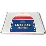 William Hunter American Sweets Gift Box - Letterbox Size Wide Selection Sweet Hamper, Great Value American Sweet Hamper for Children or Adults, Mystery Box of Iconic American Candy