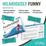 ParaFartamol Sweets, Stocking Fillers for Men & Early Christmas Secret Santa Present, Rude Funny Male Birthday Gift for Dad, Father, Man - Xmas Joke Pills for Boyfriend, Novelty Quirky Gag