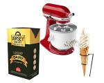 Ice Cream Mix - Soft Serve - Jersey Gold Luxury Ice Cream Mix- Superior Creamy Taste - Use At Home or Commercially - 1L