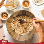 Tropgo Roasted Mixed Nuts Unsalted 500g Nut Snacks - Packed Fresh, Healthy Nuts with Fibre, Protein, and Minerals - Perfect for Snacking - Includes Almonds, Brazil Nuts, Cashews, Peanuts, & Hazelnuts