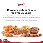 Tropgo Roasted Mixed Nuts Unsalted 500g Nut Snacks - Packed Fresh, Healthy Nuts with Fibre, Protein, and Minerals - Perfect for Snacking - Includes Almonds, Brazil Nuts, Cashews, Peanuts, & Hazelnuts
