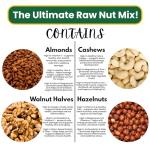 GoodFoodDelivered Mixed Raw Nuts 1kg – Premium Quality - Raw & Unsalted Cashews, Almonds, Hazelnuts, Walnuts – Great for Healthy Snacks, Vegetarian & Vegan Diets