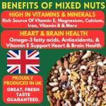GoodFoodDelivered Mixed Raw Nuts 1kg – Premium Quality - Raw & Unsalted Cashews, Almonds, Hazelnuts, Walnuts – Great for Healthy Snacks, Vegetarian & Vegan Diets