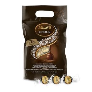 Lindt Lindor 70% Dark Chocolate Truffles – 1kg Bag (Approx. 80 Balls) – Smooth Filling – Christmas, Gift, Birthday, Congratulations, Sharing Treat