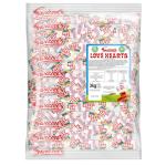 Swizzels Love Hearts Mini Rolls, Vegan Friendly Sweets- 3kg Bulk Bag