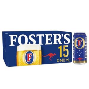Foster's Beer 15 Pack of 440ml Cans