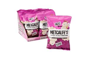 Metcalfe's Skinny Sweet and Salt Popcorn, 80 g, Pack of 8